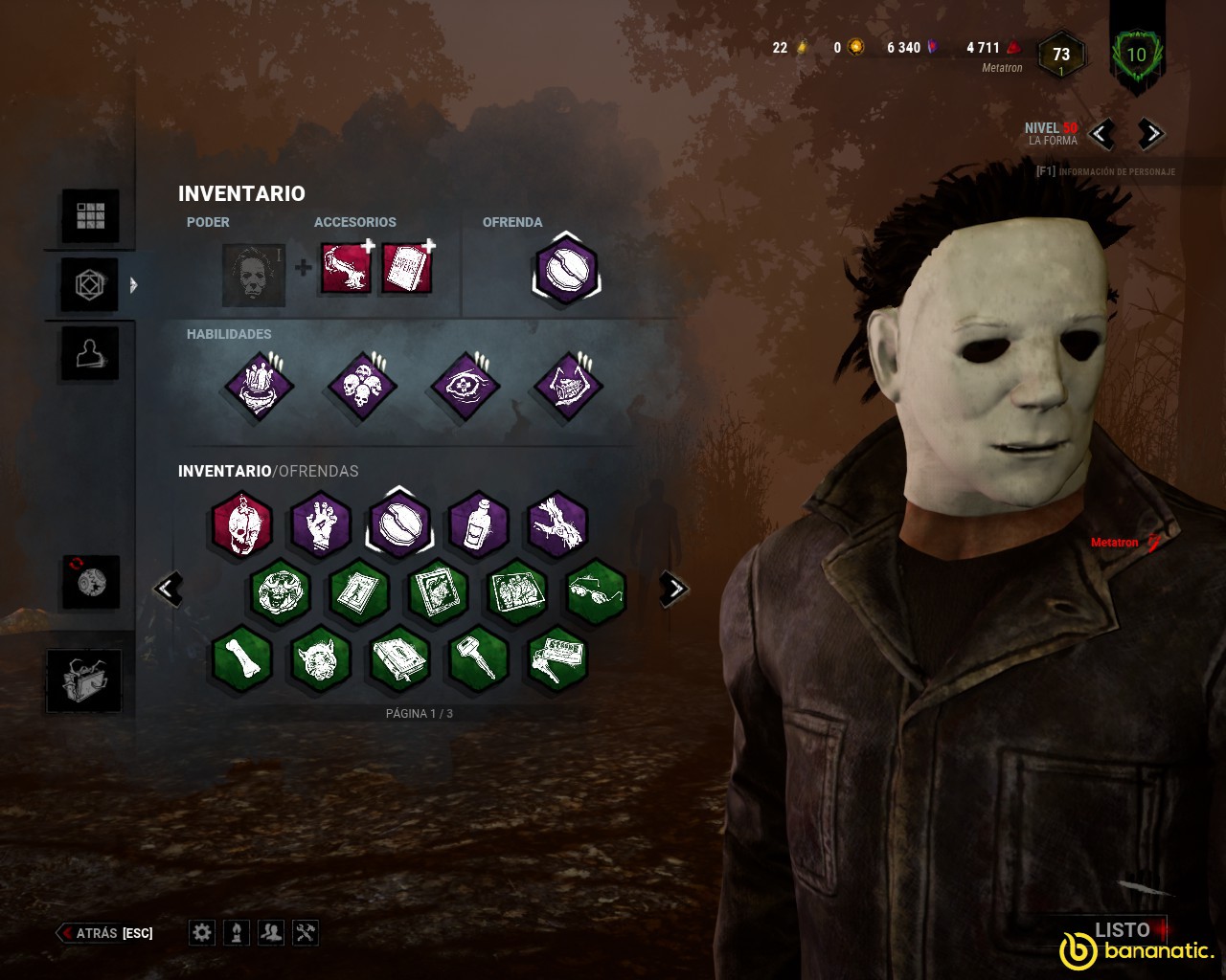 Dead By Daylight Red De Sangre Habilidades Accesorios Objetos Y Ofrendas Parte Vii Final