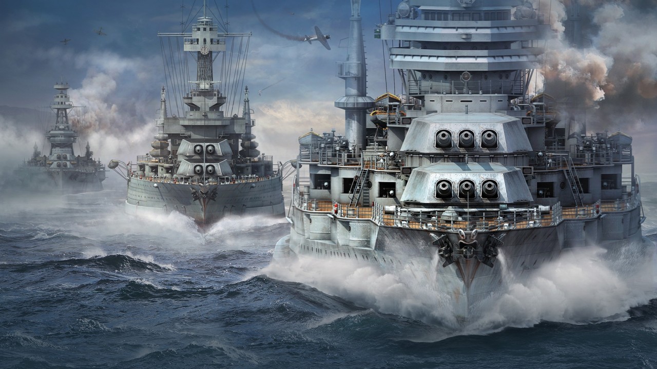 world of warships gameplay battleship