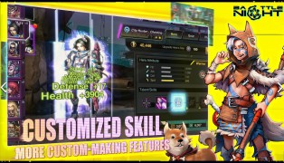 Battle Night: Cyberpunk-Idle RPG (Android) screenshot2