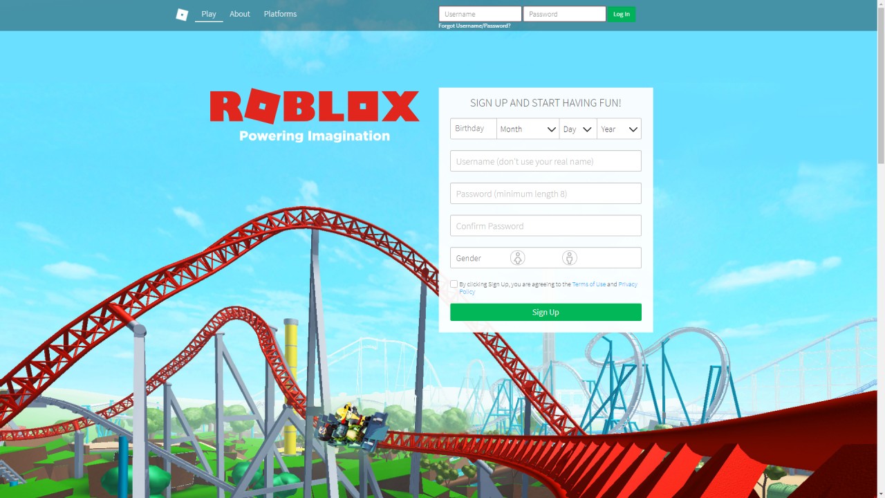 how old do you have to be to sign up for roblox