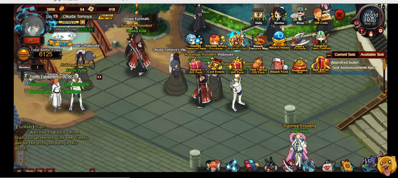 Bleach Online Play Free Browser RPG Game at GoGames me