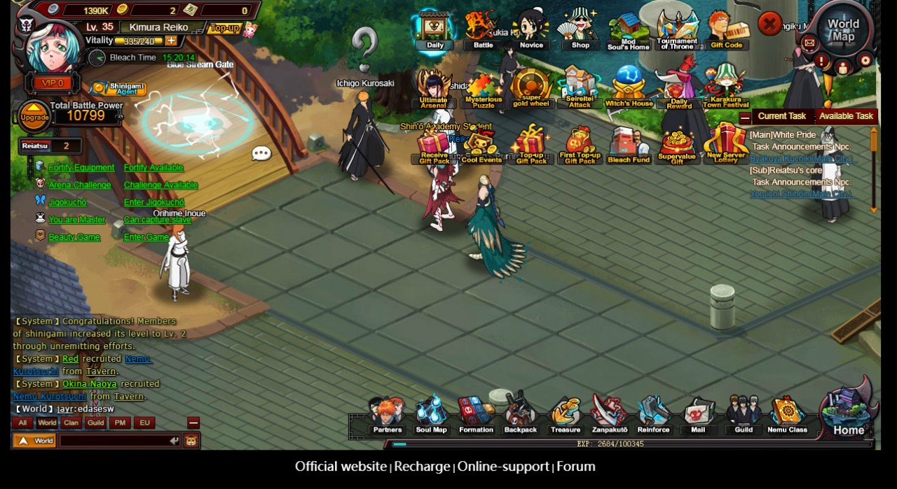 Bleach Online gameplay review - browser MMORPG (HD) 