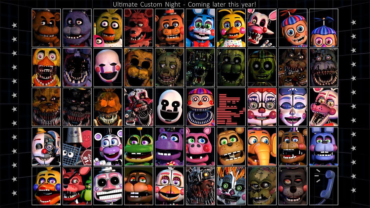 Play Five Nights at Freddy' s: Ultimate Custom Night, a game of