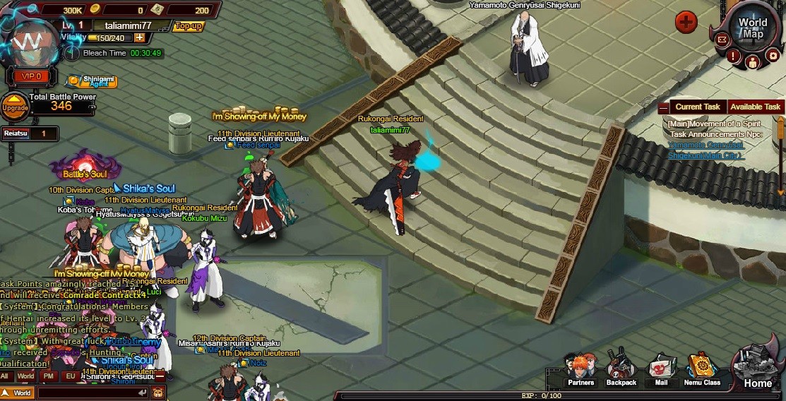 bleach online games rpg