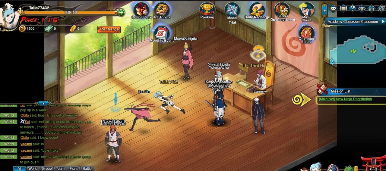 ninja naruto online games