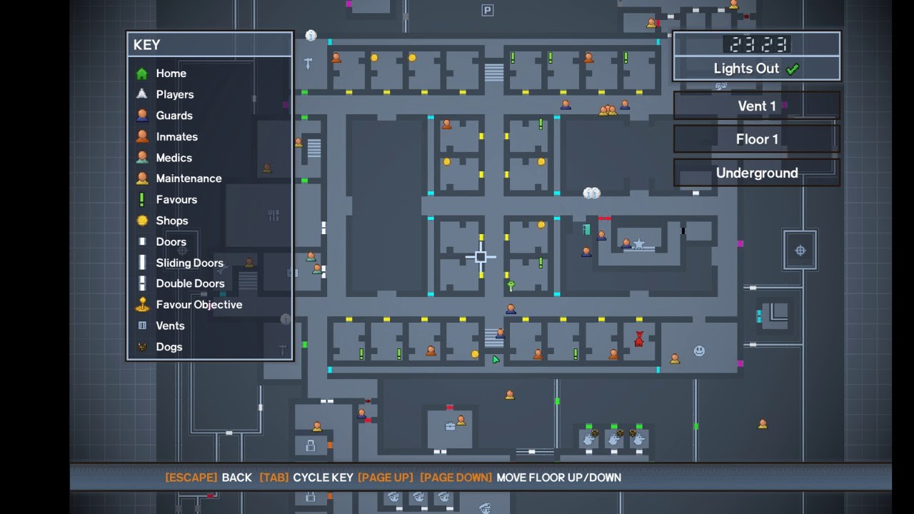 the escapist map