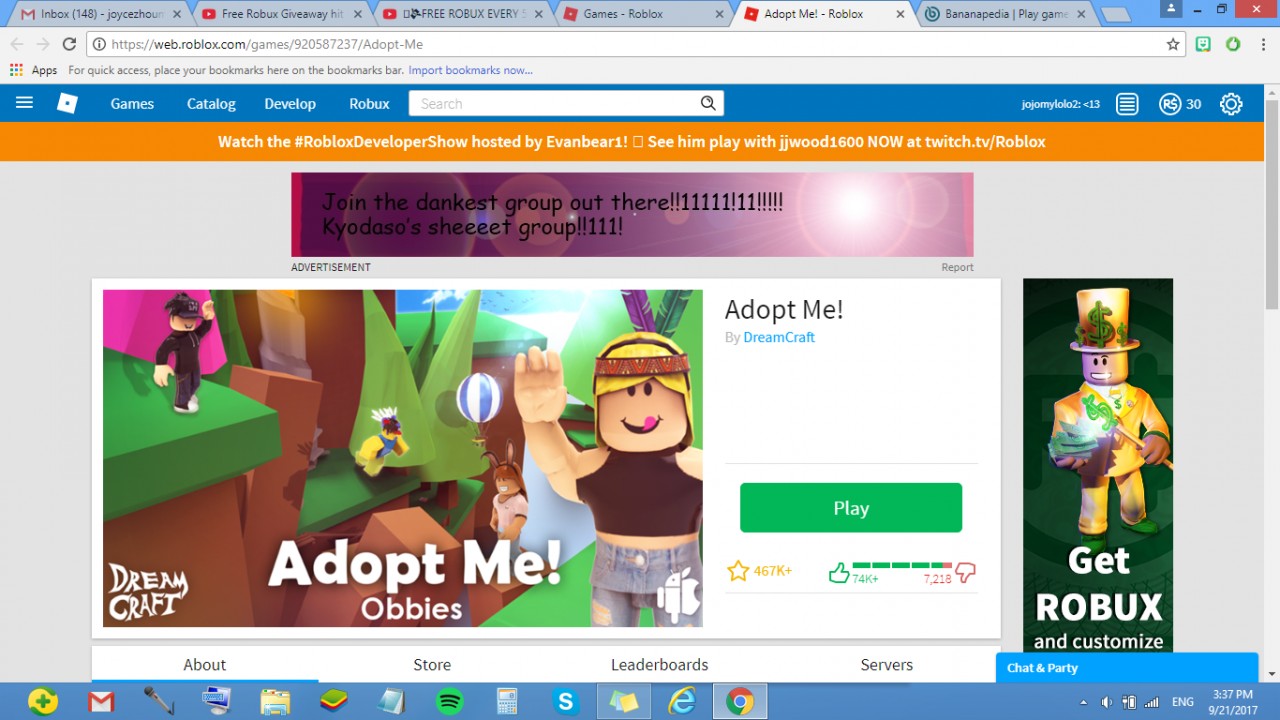 Roblox Is Awesome Try It Out Please Roblox - end adopt me roblox forum