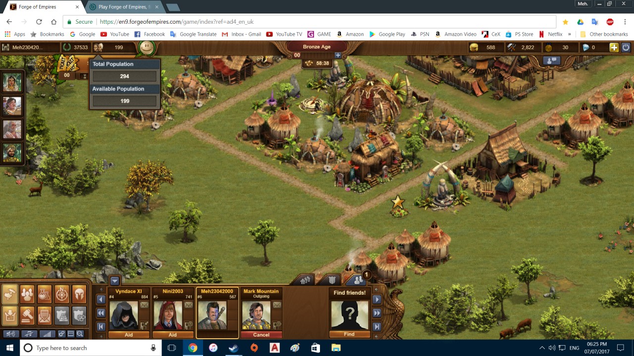 forge of empires tarmelmann strategy