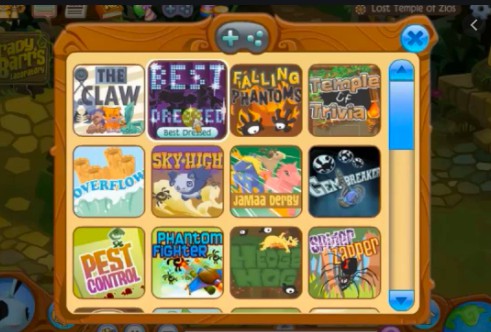 Minigames, Animal Jam Wiki