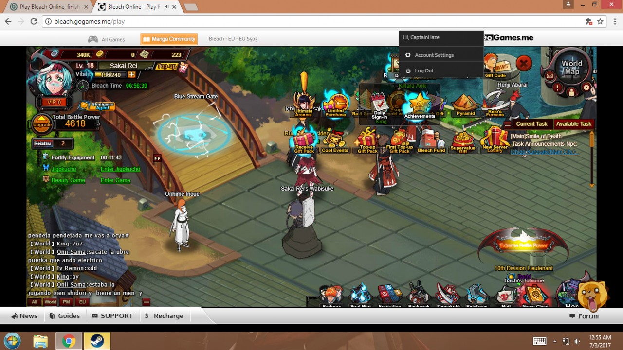 bleach online hack 2018