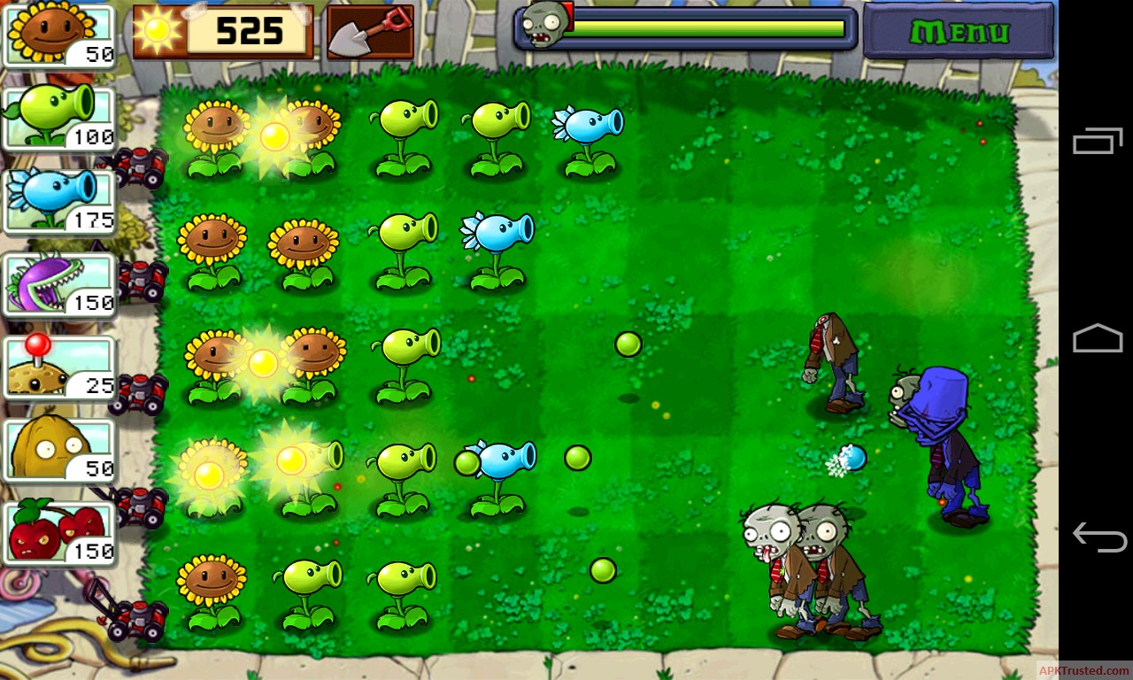 Обзор крутой игры- Plants VS Zombies.